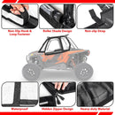 2016 - 2023 Polaris RZR XP 1000 / XP Turbo UTV Soft Window Enclosures Upper Door Set Kit - WeiSen - 80307023