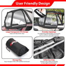 2016 - 2023 Polaris RZR XP 1000 / XP Turbo UTV Soft Window Enclosures Upper Door Set Kit - WeiSen - 80307023