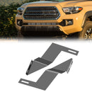 2016 - 2023 Toyota Tacoma Front Hidden Bumper Light Bar Mount Brackets - WeiSen - ZT055