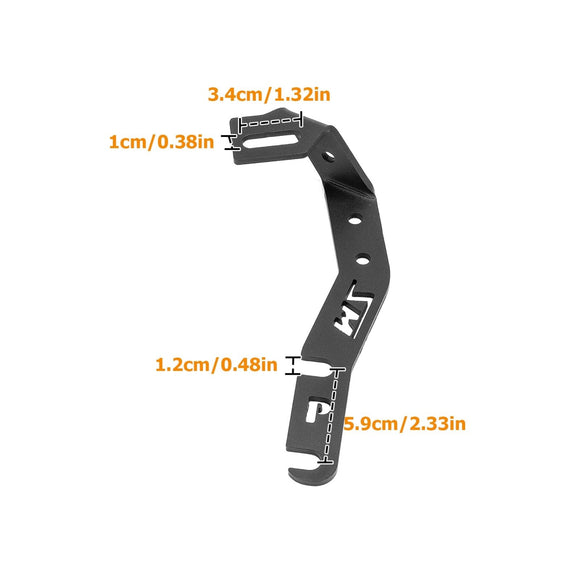 2016 - 2023 Toyota Tacoma White&Amber Strobe 3.5 Inch LED Light Pods w/ Wiring Harness Kit - WeiSen - 70104002+70201013