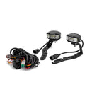 2016 - 2023 Toyota Tacoma White&Amber Strobe 3.5 Inch LED Light Pods w/ Wiring Harness Kit - WeiSen - 70104002+70201013