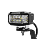 2016 - 2023 Toyota Tacoma White&Amber Strobe 3.5 Inch LED Light Pods w/ Wiring Harness Kit - WeiSen - 70104002+70201013