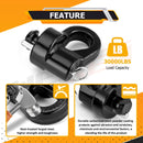 2016 - 2025 Chevrolet Silverado 2500HD 3500HD | Nissan Titan XD 2Pcs Puck System Gooseneck Safety Chain Anchors - WeiSen - 70304027