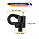 2016 - 2025 Chevrolet Silverado 2500HD 3500HD | Nissan Titan XD 2Pcs Puck System Gooseneck Safety Chain Anchors - WeiSen - 70304027