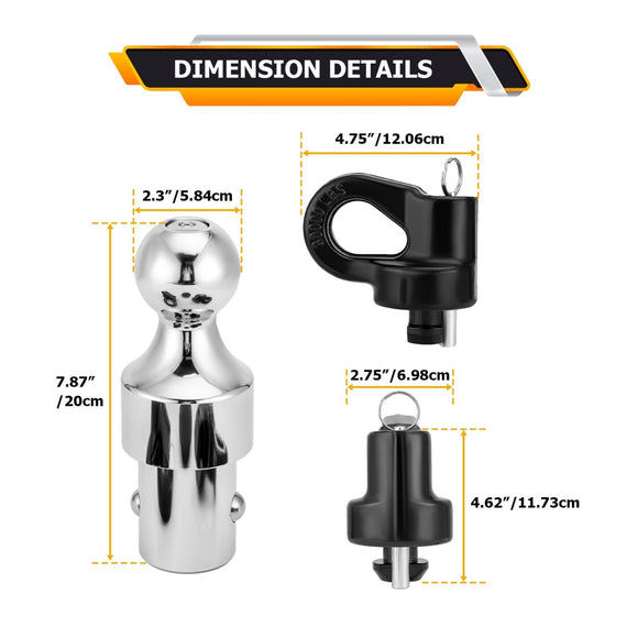 2016 - 2024 F - 250/350/450 Super Duty | Nissan Titan XD Puck Puck System Gooseneck Hitch 2 - 5/16 - In Gooseneck Ball Kit - WeiSen - 70304029