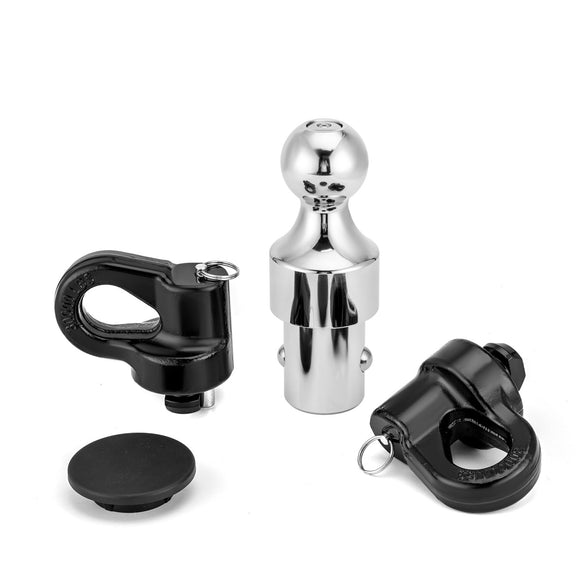 2016 - 2024 F - 250/350/450 Super Duty | Nissan Titan XD Puck Puck System Gooseneck Hitch 2 - 5/16 - In Gooseneck Ball Kit - WeiSen - 70304029