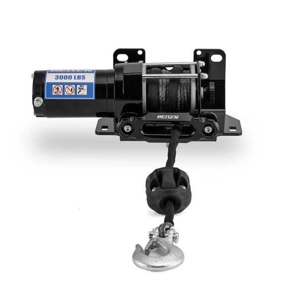 2016 - 2024 Yamaha Grizzly 700 / Kodiak 700 ATV 3000lb 12V Electric Winch Kit - WeiSen - 80310037
