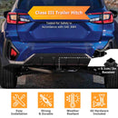 2016 - 2025 Subaru Crosstrek Hybrid & 2018 - 2024 Impreza Wagon Heavy - Duty Steel Class 3 Trailer Hitch 2" Receiver - WeiSen - 70108015