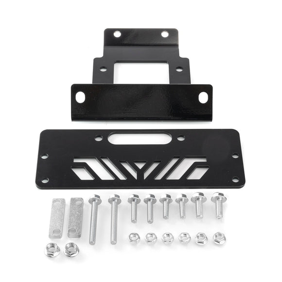 2016 - 2025 Yamaha YXZ UTV Reinforced Steel Front Winch Mounting Plate - WeiSen - 80106044