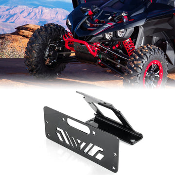 2016 - 2025 Yamaha YXZ UTV Reinforced Steel Front Winch Mounting Plate - WeiSen - 80106044