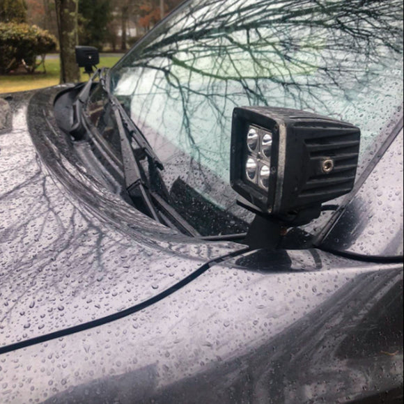 2016 - 2023 Toyota Tacoma Led Lights Pod Front A - Pillar Upper Hood Hinge - WeiSen - ZT054