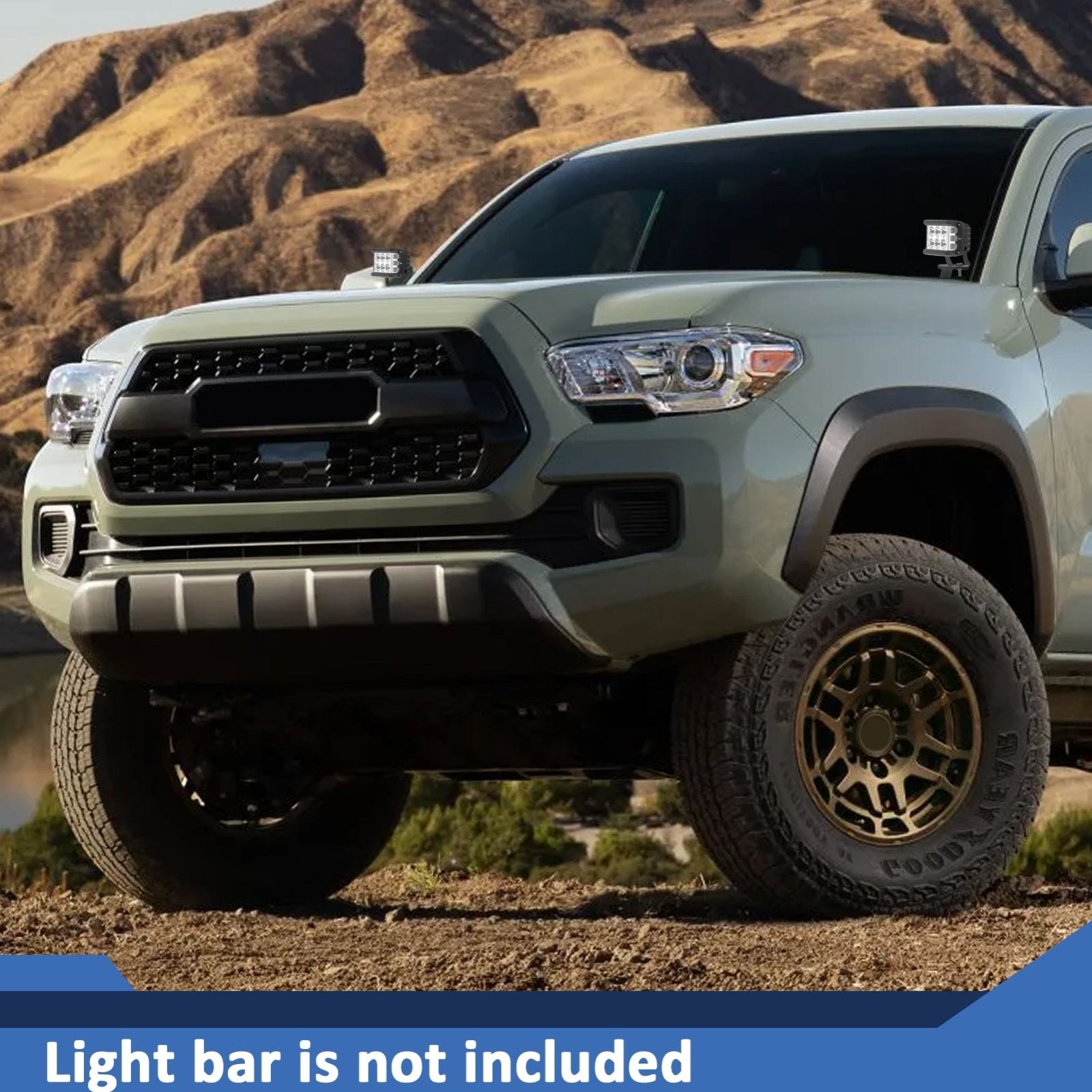 2016 - Up Toyota Tacoma Led Lights Pod Front A - Pillar Upper Hood Hinge - Weisen