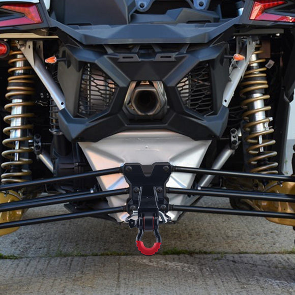 2017 - 2021 Can - Am Maverick X3 Heavy - Duty Steel Rear Trailer Hitch + 2" Shackle Hitch Receiver Kit - WeiSen - 80107005+70304017