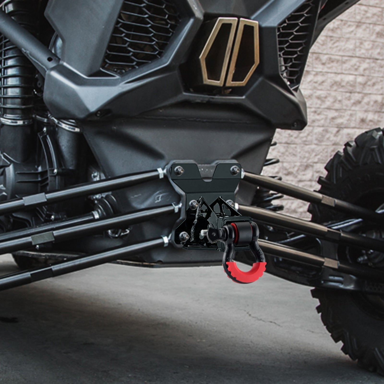 2017 - 2021 Can - Am Maverick X3 Heavy - Duty Steel Rear Trailer Hitch + 2