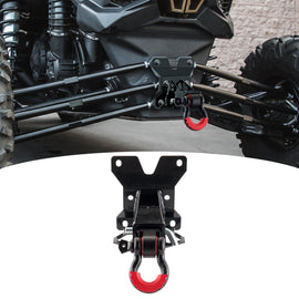 2017 - 2021 Can - Am Maverick X3 Heavy - Duty Steel Rear Trailer Hitch + 2" Shackle Hitch Receiver Kit - WeiSen - 80107005+70304017