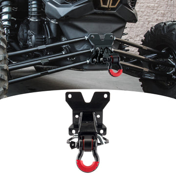 2017 - 2021 Can - Am Maverick X3 Heavy - Duty Steel Rear Trailer Hitch + 2" Shackle Hitch Receiver Kit - WeiSen - 80107005+70304017