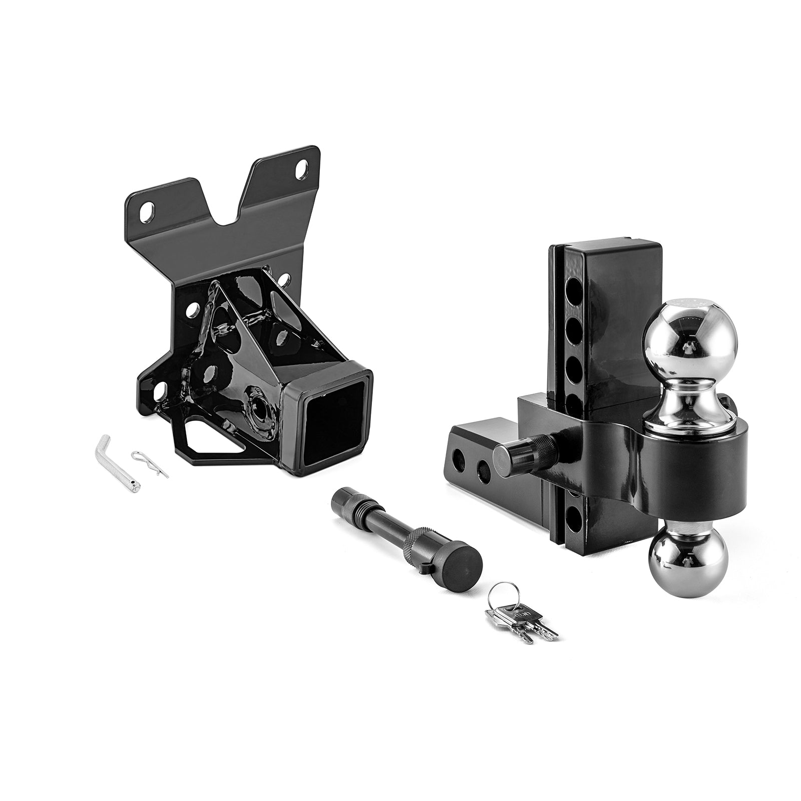 2017 - 2021 Can - Am Maverick X3 Rear Adjustable Trailer Hitch Ball Mount Receiver Kit - Weisen