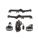 2017 - 2022 Ford F250 F350 F450 F550 Super Duty White&Amber Strobe 3.5 Inch LED Hood Hinge Ditch Light Pods w/ Wiring Harness Kit - WeiSen - 70104022+70201013