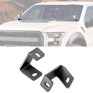 2017 - 2023 Ford F150/F150 Raptor Side Pillar LED Light Pod Hood Ditch Mounting Bracket - WeiSen - 70104014