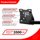 2017 - 2023 Tesla Model 3 Heavy Duty Steel Class 3 Trailer Hitch 2" Receiver - WeiSen - 70108023