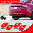 2017 - 2023 Tesla Model 3 Heavy Duty Steel Class 3 Trailer Hitch 2" Receiver - WeiSen - 70108023