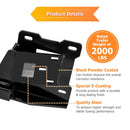 2017 - 2023 Tesla Model 3 No Drill Heavy - Duty Steel Class 3 Trailer Hitch 2" Receiver - WeiSen - 70108011