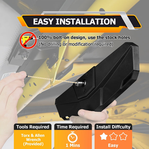 2017 - 2024 Can Am Maverick X3 / Max Off - Road High Definition Center Rear View Mirror - WeiSen - 80301046