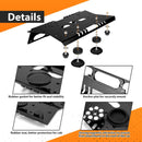 2017 - 2024 Ford F - 150/F - 250/F - 350/F - 450/F - 550 Heavy Duty Steel Magnetic Light Bar Cab Mounting Bracket - WeiSen - 70105006