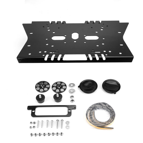 2017 - 2024 Ford F - 150/F - 250/F - 350/F - 450/F - 550 Heavy Duty Steel Magnetic Light Bar Cab Mounting Bracket - WeiSen - 70105006