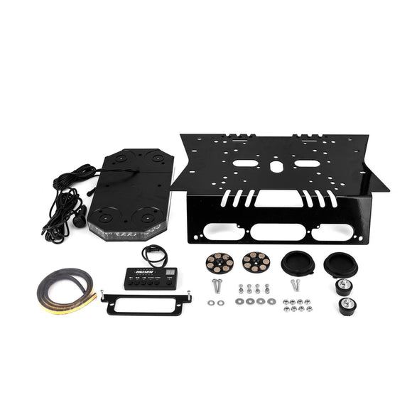 2017 - 2024 Ford F - 150/F - 250/F - 350/F - 450/F - 550 Roof Top Emergency Light Strobe Light Bar w/ Magnetic Mounting Bracket - WeiSen - 70105007