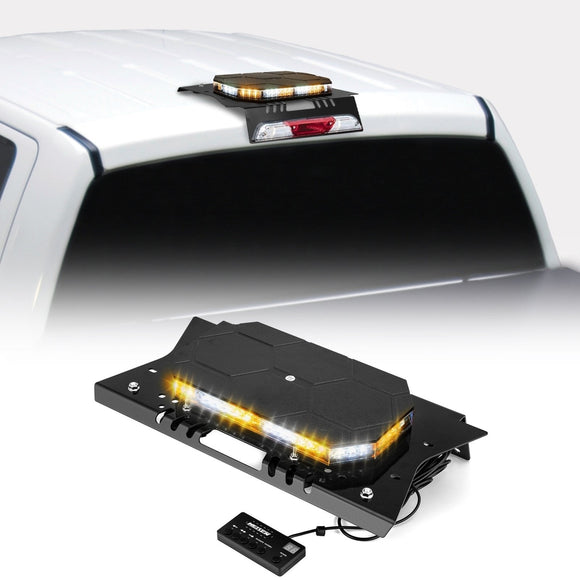 2017 - 2024 Ford F - 150/F - 250/F - 350/F - 450/F - 550 Roof Top Emergency Light Strobe Light Bar w/ Magnetic Mounting Bracket - WeiSen - 70105007