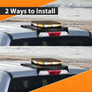 2017 - 2024 Ford F - 150/F - 250/F - 350/F - 450/F - 550 Roof Top Emergency Light Strobe Light Bar w/ Magnetic Mounting Bracket - WeiSen - 70105007