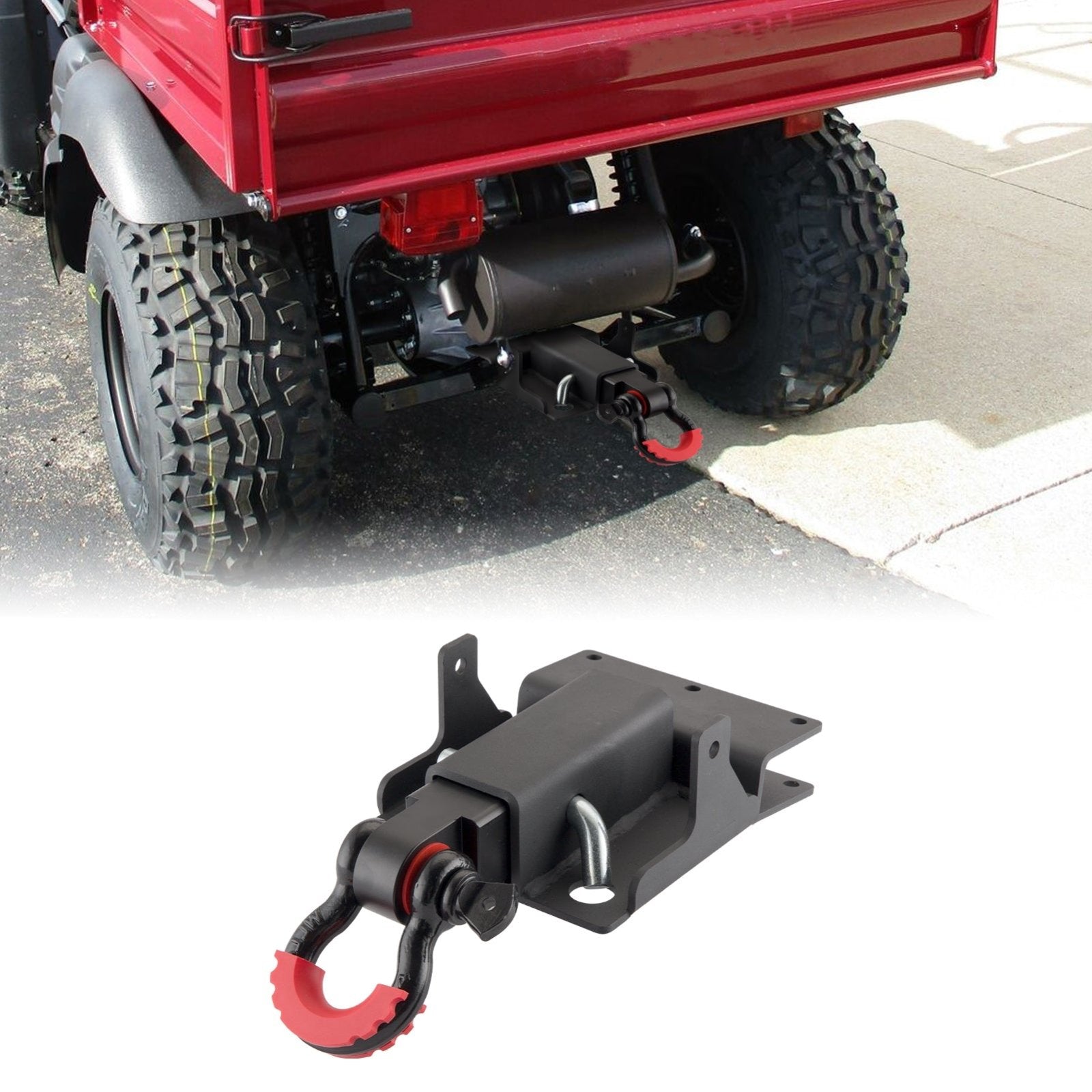 2017 - 2024 Kawasaki Mule SX Rear Trailer Hitch & 2" Shackle Hitch Receiver Kit - Weisen