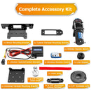 2017 - 2024 Kawasaki Mule SX UTV ATV Remote Control 4500lb 12V Electric Winch Kit - WeiSen - 80310043