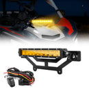 2017 - 2025 Can Am Maverick X3 / X3 Max UTV 12" Amber Single - row Straight Hood Light Bar Kit - WeiSen - 8012000405