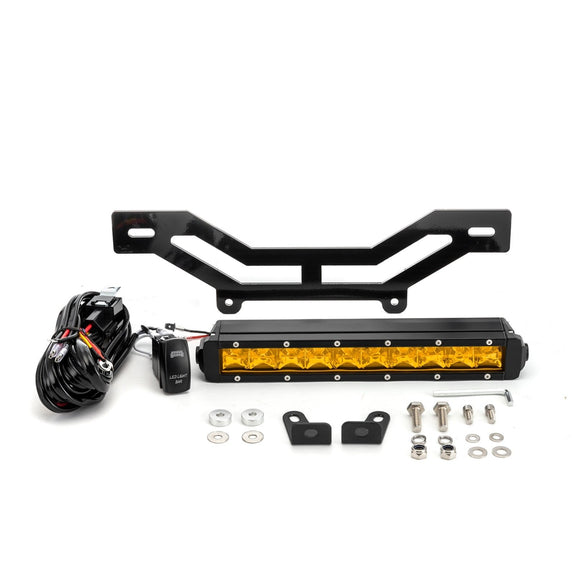 2017 - 2025 Can Am Maverick X3 / X3 Max UTV 12" Amber Single - row Straight Hood Light Bar Kit - WeiSen - 8012000405