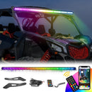 2017 - 2025 Can Am Maverick X3/X3 Max Chasing Color Spot&Flood 50" RGBW LED Light Bar - WeiSen - 80101005+70202016