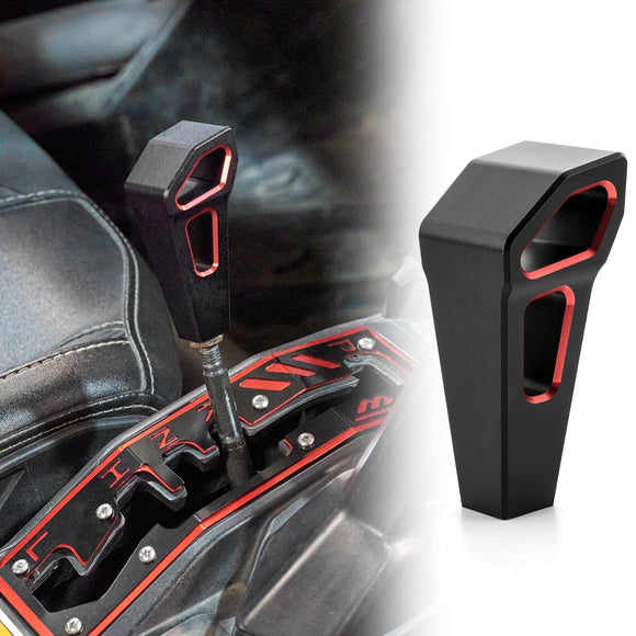 2017 - 2025 Can - Am Maverick X3/X3 Max Red Black Dual - Tone Aluminum UTV Shift Knob - WeiSen - 80312004
