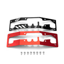 2017 - 2025 Can - Am Maverick X3/X3 Max Red Black Dual - Tone Aluminum UTV Shift Plate - WeiSen - 80312006