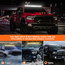 2017 - 2025 Can Am Maverick X3/X3 Max Spot Flood Amber White Strobe 52" Dual Row Curved 300w LED Light Bar - WeiSen - 80101005+70202021