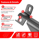 2017 - 2025 Can - Am Maverick X3/X3 Max Steel No Drill Front Winch Mounting Plate - WeiSen - 80106043