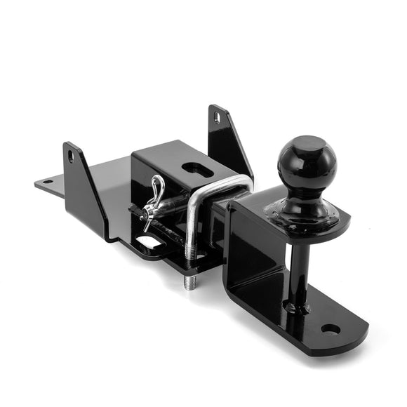 2017 - 2025 Kawasaki Mule SX UTV Rear Receiver Hitch Kit w/ 2 - Inch Trailer Hitch 3 - in - 1 Ball Mount 5/8" Lock Pin Tightener - WeiSen - 8010702601