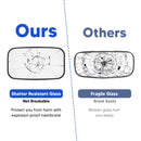 2017 - 2025 Polaris Ranger 500 XP1000 Pro - fit Cage Large Rearview Center Mirror - WeiSen - 80301016