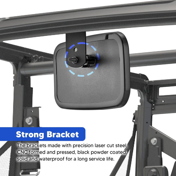 2017 - 2025 Polaris Ranger 500 XP1000 Pro - fit Cage Large Rearview Center Mirror - WeiSen - 80301016