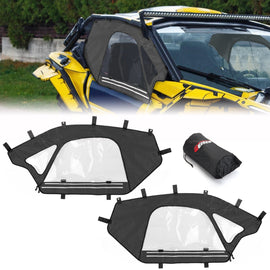 2017 - 2026 Can Am Maverick X3 (2 - Seater) Soft Window Enclosures Upper Door Set Kit - WeiSen - 80307024