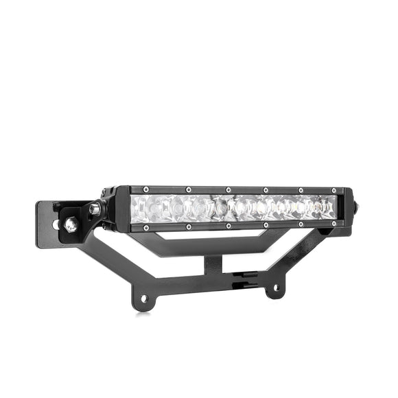2017-2026 Can Am Maverick X3/X3 Max UTV Hood 12" Single-row Straight White Light Bar Kit - WeiSen - 8012000404