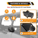 2017+ Can Am Maverick X3 Max UTV 2Pcs Premium ABS Plastic Central Cage Trim Cover Panel - WeiSen - 80315003