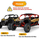 2017+ Can - Am Maverick X3 UTV ATV 4500lb 12V Electric Winch Mount Wire Hook Rope Kit - WeiSen - 80310033