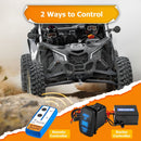 2017+ Can - Am Maverick X3 UTV ATV 4500lb 12V Electric Winch Mount Wire Hook Rope Kit - WeiSen - 80310033