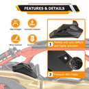 2017+ Can Am Maverick X3/X3 Max 2Pcs Premium ABS Plastic Rear Cage Trim (Replace #705010335, 705010336) - WeiSen - 80315002